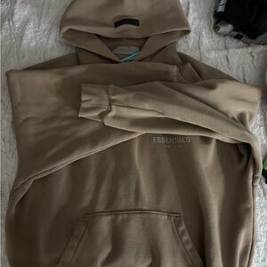 Essentials Tan Sweatshirt Cozy